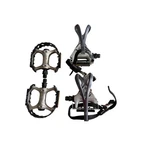 Shimano PD-1050 Pedals Road Bike Os Silver Toe Clips Straps Reflectors. Fixed Price $41.65.