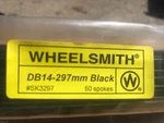 Wheelsmith DB14-297MM Black Double Butted Spokes Bag Of 50. Fixed Price $75.00.