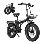 750W Folding Electric Bike 20" Fat Tire 48V Battery Speed 30MPH For Adult. Fixed Price $489.99.