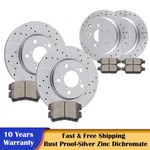 Front Rear Brake Discs Rotors And Ceramic Pads Kits For 2005-2010 Honda Odyssey. Fixed Price $127.33.