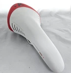 Fizik Arione Tri 2 Wing Flex Saddle, White/orange, K:ium Rails, Nos. Fixed Price $85.00.