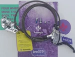 Formula - R1R/R1 Racing Brake Set Silver Polish Hose With Kevlar 1750MM Used. Fixed Price $174.95.