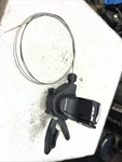 Left Front Shimano Slx SL-M670 2/3 Speed Trigger Shifter With Indicator. Fixed Price $11.00.