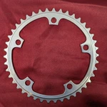 Sr Sakae Chainring 42T 130 Bcd Chrome Steel 7/8/9 Speed - New, Japan, 271 Nos. Fixed Price $34.68.