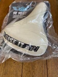 Bikes Racing Bmx Raise Up! Saddle White Padded Seat New. Fixed Price $39.99.