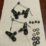 Shimano BR-M501 Cantilever Brake Complete Set With All Hardware For Retro Mtb. Fixed Price $34.00.