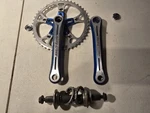 Old School Bmx Maxy Cross Cranks. Fixed Price $400.00.