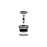 Rockshox Top Cap For 30 Gold 11.4018.012.005. Fixed Price $27.17.