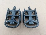 Vintage Old School Mks G-8000 Platform Pedals Mountain Bike Bmx 9/16" Low Miles. Fixed Price $28.00.