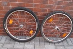 Wheels 26 In Araya TM-18 Double Wall Shimano Exage HB-RM50 FH-HG50 Sealed Mech. Fixed Price $149.00.