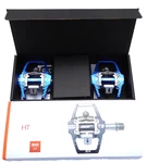 Ht T2-SX Clipless Platform Pedals, Crmo Royal Blue. Fixed Price $142.95.