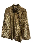Wd Ny Womens Cover Up Sleeveless Faux Fur Animal Print Design Top! Quality Fancy. Fixed Price $15.33.