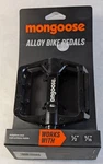 Mongoose Pedals For Adult Mountain Bikes, 1/2 And 9/16 Adapters Included. Fixed Price $14.99.