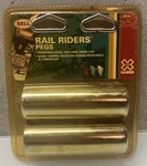 Bell Rail Riders Pegs Hardened Steel 3/8" Axles # 109746 New & Sealed !!!. Fixed Price $15.99.