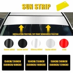 Windshield Sun Vinyl Visor Blank Banner Cover Sticker Tape Anti-uv Universal New. Fixed Price $8.39.