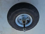 24HH37 Razor Scooter Front Tire, Feng Yuan 3.00-4, 9-1/2" X 3-1/4" 3/8" +/-. Fixed Price $14.94.