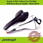 Prologo Scratch Pas 134MM T2.0 Rail Mtb Road Bicycle Saddle - Black/white. Fixed Price $71.90.