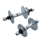Pair Of Fixed Hubs Track Primacy Holes Wide Flange Silver 1000A0000232. Fixed Price $130.44.