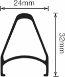 Velocity Chukker Rim 700C 36H Non-msw Black. Fixed Price $104.68.