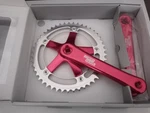 Sturmey Archer Track Single Speed Crankset 144 Bcd Anodized Red New U.s. Seller. Fixed Price $79.99.