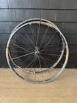 Mavic Aksium Race 700C Clincher Wheelset With Rim Brake And Qr, Aero Spokes. Fixed Price $180.00.