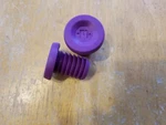 Mission Bmx Bicycle End Caps - Plugs Purple. Fixed Price $7.00.