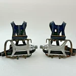 Vintage Sakae MTP-126 Pedals 9/16 Mtb Gt Toe Clip Black Mountain Low Flat A09. Fixed Price $23.99.