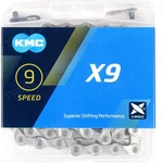 Kmc X9 9-SPEED Silver Bike Chain Stretch-proof Fits Road Mtb Campy Shimano Sram. Fixed Price $29.70.