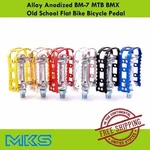 Mks BM-7 Alloy Anodized 9/16" Mtb Bmx Old School Flat Bike Pedals. Fixed Price $36.90.