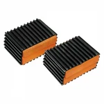 Sunlite Blocks, Wooden Riser-enhancer Platform Pedals, Durable Rubber. Fixed Price $17.80.