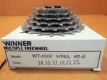 New-old-stock Suntour Winner Ultra 6-SPEED Freewheel (14X23) W/silver Finish. Fixed Price $109.99.