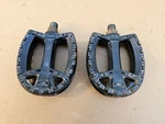 Vintage Sakae Ringo Sr SP-518 Mountain Bike Platform Pedals 9/16" Black Japan. Fixed Price $44.00.