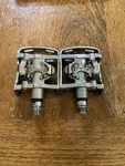 Shimano PD-M324 Bike Pedals Two Sided Flat Left And Right Or Clip In Cleats. Fixed Price $24.99.