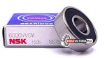 Nsk 6000 Vv Deep Groove Ball Bearing, Rubber Sealed 10X26X8 Mm. Fixed Price $8.45.