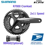 Shimano 105 FC-R7000 2X11 Speed 50/34 52/36 Hollowtech Ii Crankset Road 170 175. Fixed Price $152.88.