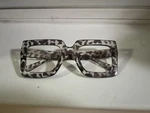 Multicolor Plastic Square Full Rim Eyeglass Frames Animal Print Women Modern. Fixed Price $17.35.