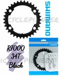 (1PC) Shimano 105 FC-R7000 Chainring Ms For 50-34T Y1WV34000 Black. Fixed Price $28.45.