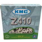 Kmc Z410 1/8" Single-speed Silver/black 112L Bike Chain Cruiser Fixed. Fixed Price $9.95.