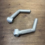 Control Tech Stix Silver Bar Ends Welded L-bend. Fixed Price $25.99.