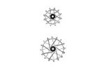 Garbaruk Rear Derailleur Pulley Wheels, Sram, 11/12-SPEED, 12T+16T, Silver. Fixed Price $80.00.