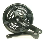 Shimano Alivio FC-TY501 Crankset Tourney 6/7/8 Spd Black 175 Mm 48/38/28 CS4. Fixed Price $49.99.