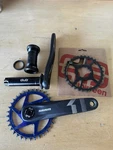 Sram Nx Boost 175MM Crankset With 32T, Ethirteen Chainring 34T, Bottom Bracket. Fixed Price $65.00.