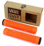 Cult Vans Flangeless Orange Bmx Bike / Scooter Grips End Plugs Waffle Pattern. Fixed Price $10.25.
