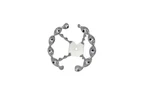 Fenix Bike Bicycle Half Flat Twist Steering Wheel Chrome. Fixed Price $63.67.