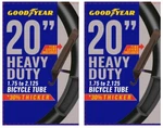 (2 Pack) Goodyear 20" X 1.75 - 2.125 Heavy Duty Bike Tube & Tire Levers BINN09. Fixed Price $19.99.
