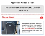 Bose Amp System Fiber Adapter For 2015-2019 Chevy Colorado/gmc Canyon Car Radio. Fixed Price $99.99.