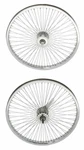 Vintage Lowrider 20" Front Or Coaster Wheel 72 Spoke 14G 3/8 Axle Chrome.. Fixed Price $104.99.