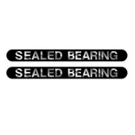 Sr Sakae MTP-100 "triple Trap" Sealed Bearing Pedal Decals. Fixed Price $8.20.
