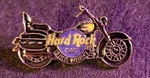 Hard Rock Cafe Pin No Location - Small Black Bike Night Blue Logo #33439 1997. Fixed Price $16.25.
