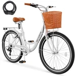 H&zt Beach Cruiser For Adult 24 26 In 7 Speed Step Through City Bikes. Fixed Price $249.99.